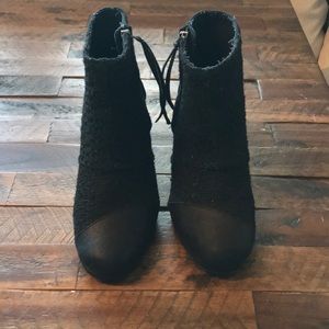 TOMS Black bootie 8.5